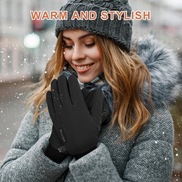 Winter Waterproof Gloves Snow Ski - Cold Weather for Men Women, Touchscreen Warm - Picture 2 of 6